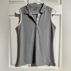 Nike Women's Gray Sleeveless Top